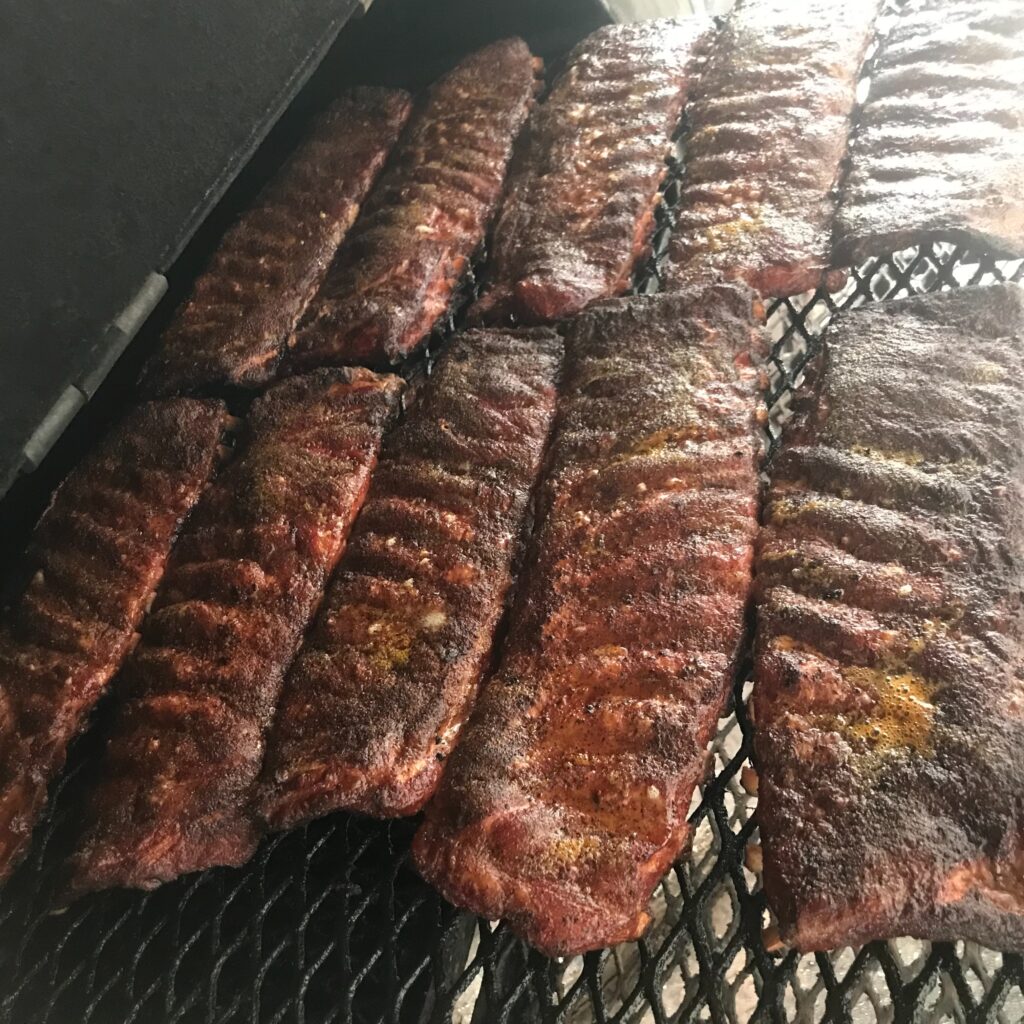 Smoked Ribs Background